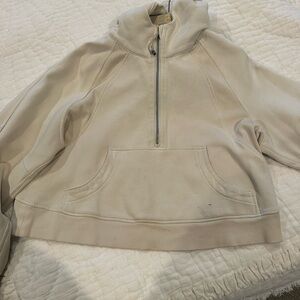 Lululemon Scuba Half-Zip Crop Hoodie